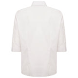 Pack of 2 Women Shirt 3/4 Sleeve Kids Girls White School Uniform Children Blouse