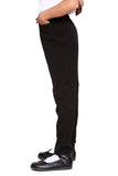 Girls School Uniform Black Half Elastic Waist Smart Fit Comfortable Trousers Formal Pant