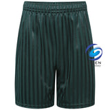 Unisex PE Shadow Stripe School Shorts Girls Boys Adults Gym Football Sports Short