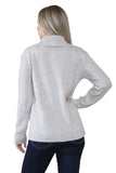 Ladies Plus Size Zip Cardigan Women Zipped Cable Knit Long Sleeve Pocket Jumper