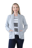 Ladies Twin Set Stripped Sweater Women's Knit Stripe Tank Top Cardigan Jumper