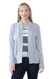 Ladies Twin Set Stripped Sweater Women's Knit Stripe Tank Top Cardigan Jumper