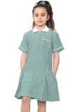 Summer School Uniform Dress Gingham Check Pleated & Matching Hair Band 7 Colors