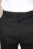 Strudy Trousers Boys Kids Zip & Clip with Half Elastic Waist School Uniform Pant