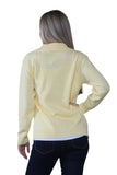 Ladies Plus Size Zip Cardigan Women Zipped Cable Knit Long Sleeve Pocket Jumper