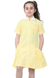 Summer School Uniform Dress Gingham Check Pleated & Matching Hair Band 7 Colors