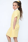 Summer School Uniform Dress Gingham Check Pleated & Matching Hair Band 7 Colors