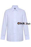 Girls Children Kids School Uniform Blouse Shirt Long Sleeve White