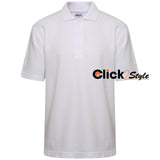 Unisex Kids Polo Shirts Plain Polo T Shirt Boys Girls Polo School Uniform No. of T Shirts White