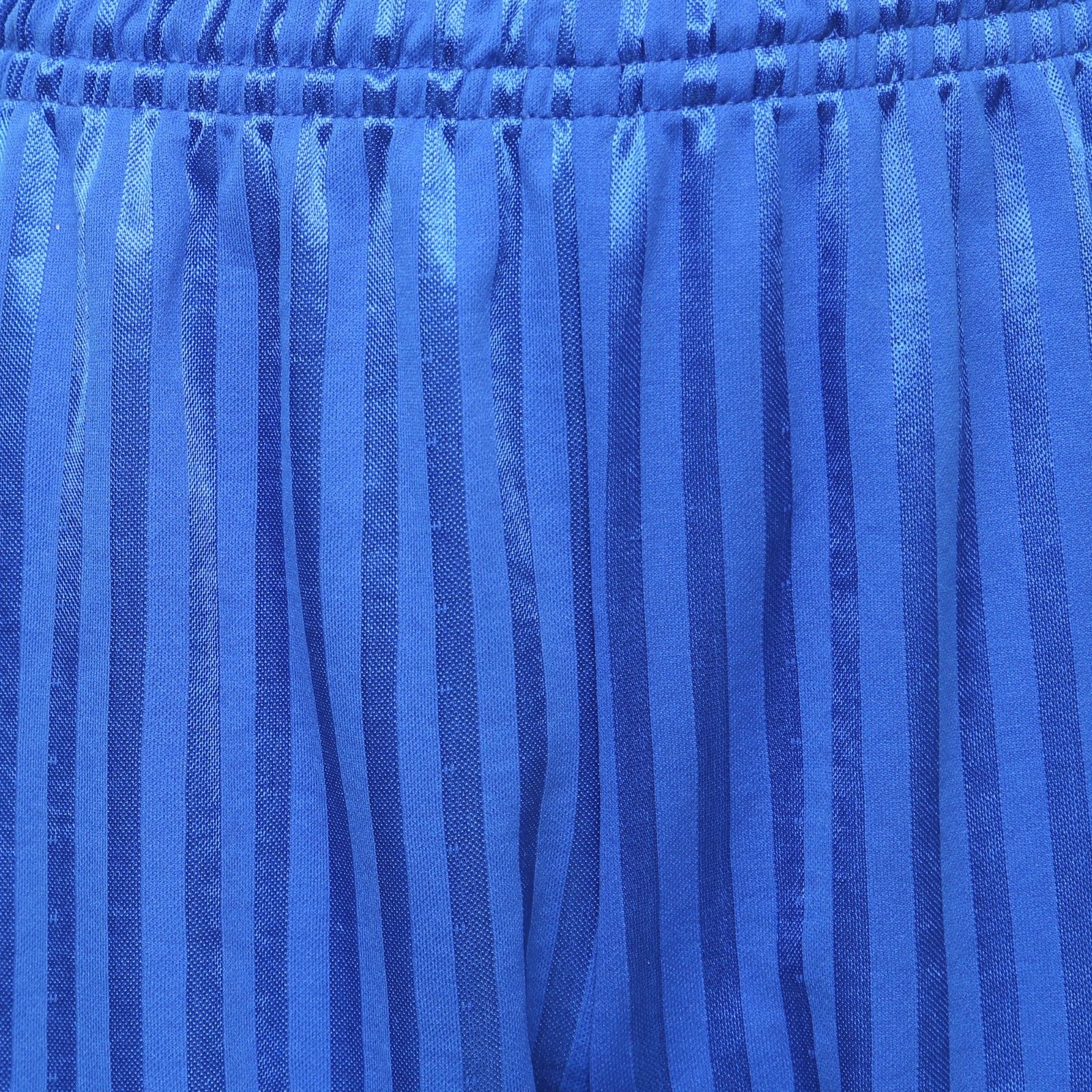 Unisex PE School Shadow Stripe Shorts Boys Girls Adult Football Gym Sports Short -Royal Blue