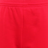 Unisex Boys Girls Fleece PE Gym School Jogging Bottoms Trousers Joggers Pants -Red